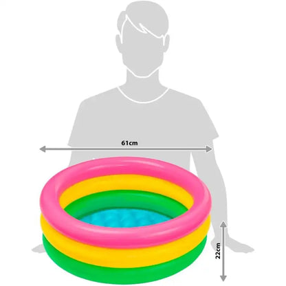 Piscina Inflable 56 L para Niños | Ideal para Jugar y Refrescarse