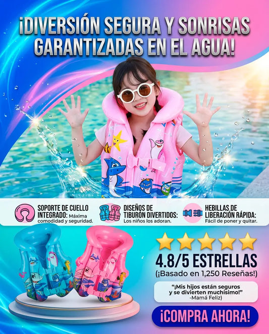 Chaleco Salvavidas para Niños | Disfruta el Agua con Total Seguridad ✨