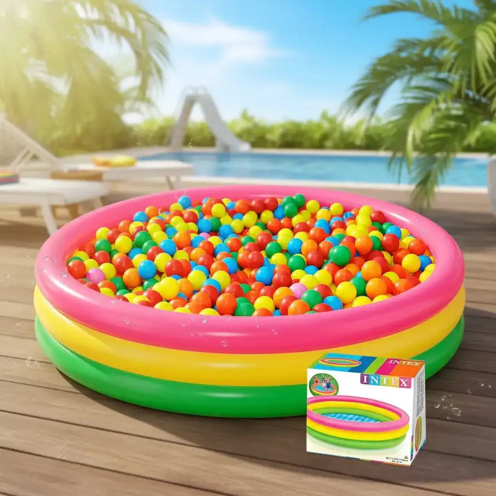 Piscina Inflable 56 L para Niños | Ideal para Jugar y Refrescarse